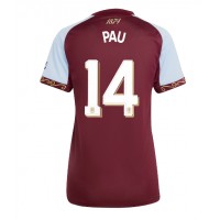 Stroje piłkarskie Aston Villa Pau Torres #14 Koszulka Podstawowej dla damskie 2025-26 Krótki Rękaw